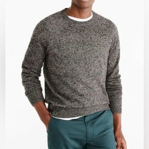 J Crew Men’s Grey  Heather Lambswool Knit Pullover Size Small